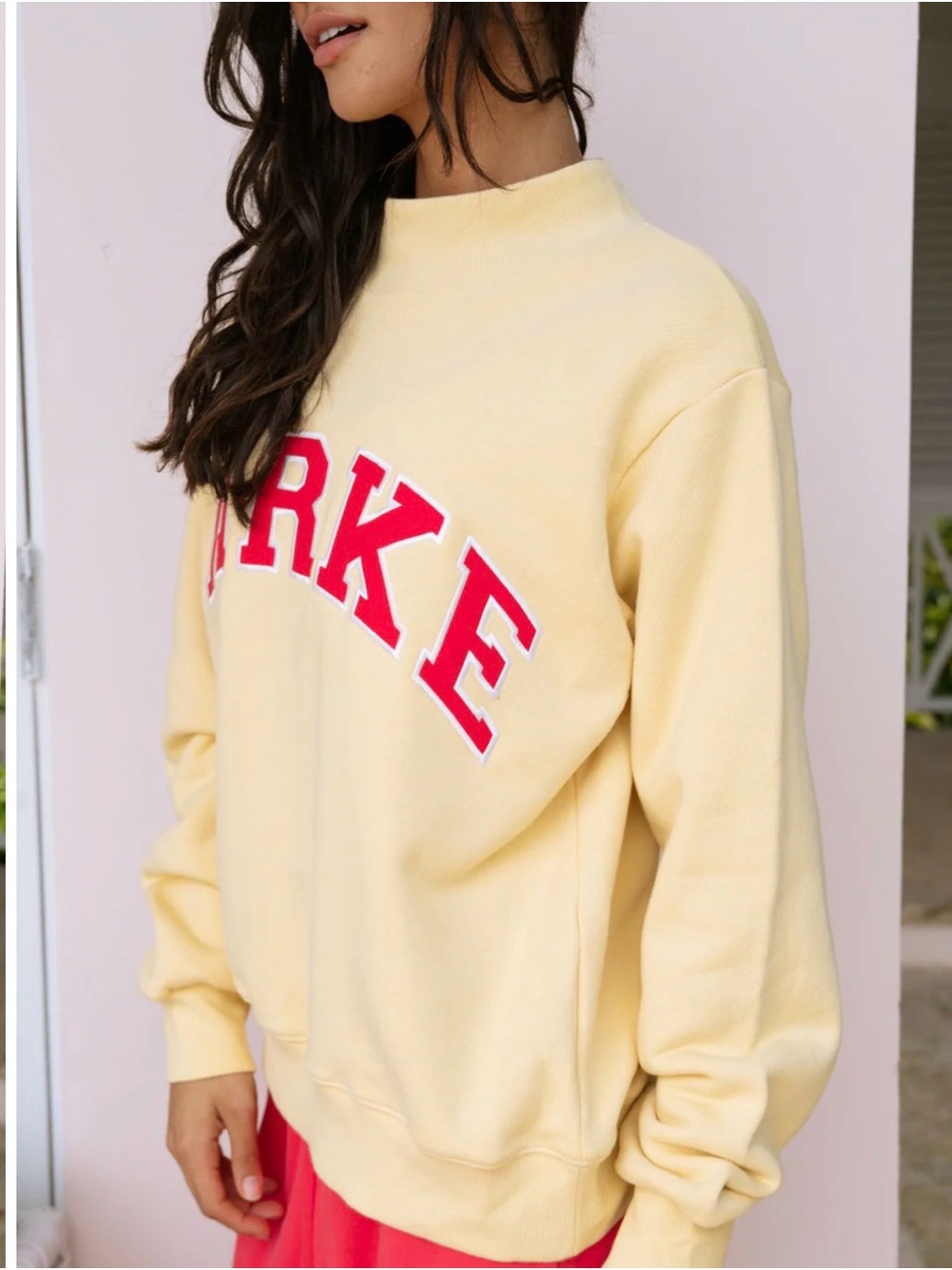 PARKE 2026 SUMMERLAND MOCKNECK - Lemonade L/XL Brand New